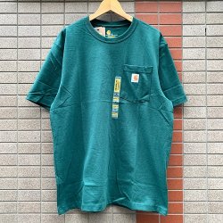 画像1: 新品 Carhartt S/S Tee　Color・Green