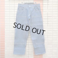 画像1: 新品PRISON BLUES Double Knee Denim Painter Pants