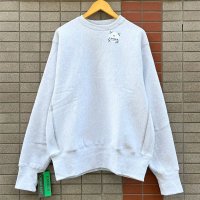 新品CAMBER CROSS KNIT CREW NECK SWEAT　Color・Gray