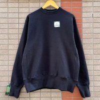 新品CAMBER CROSS KNIT CREW NECK SWEAT　Color・Black