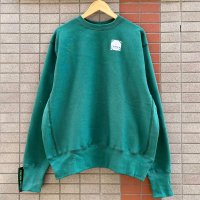 新品CAMBER CROSS KNIT CREW NECK SWEAT　Color・Green