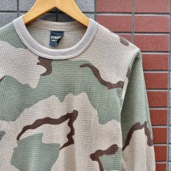 画像2: Deadstock 1980's STRIPES L/S Thermal　Size・XL