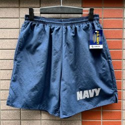 画像1: Deadstock US.NAVY Training Nylon Shorts