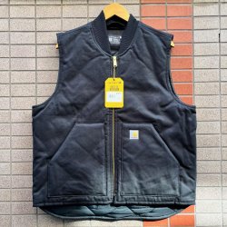 画像1: 新品USA規格Carhartt　Duck Vest　Color・Black