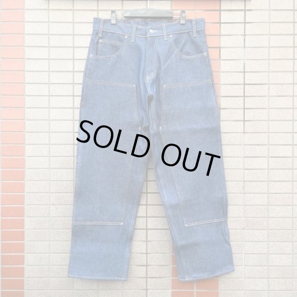 画像1: 新品PRISON BLUES Double Knee Denim Painter Pants (1)