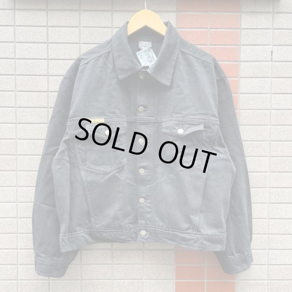 画像1: 新品PRISON BLUES Western Denim Jacket Black (1)