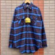 画像1: Deadstock 1990's Dickies Flannel Shirt　　Size・LARGE TALL (1)