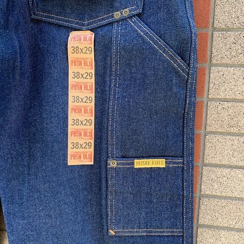 prison blues double knee jeans